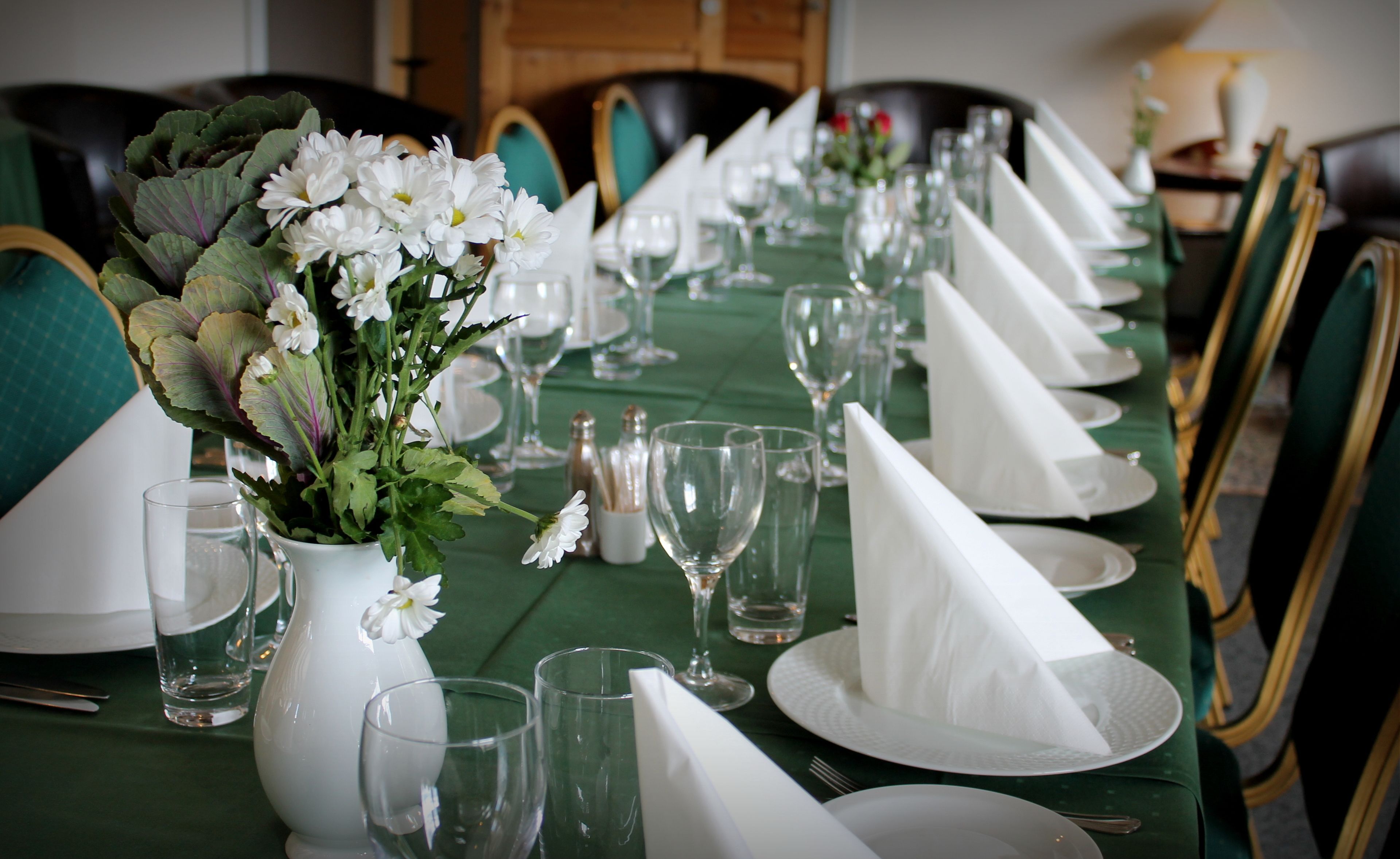 breakfast and dinner served