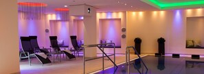 Couples treatment rooms, sauna, steam room, body treatments