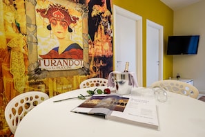 Appartement Luxe, 2 chambres | Draps italiens Frette, literie de qualité supérieure