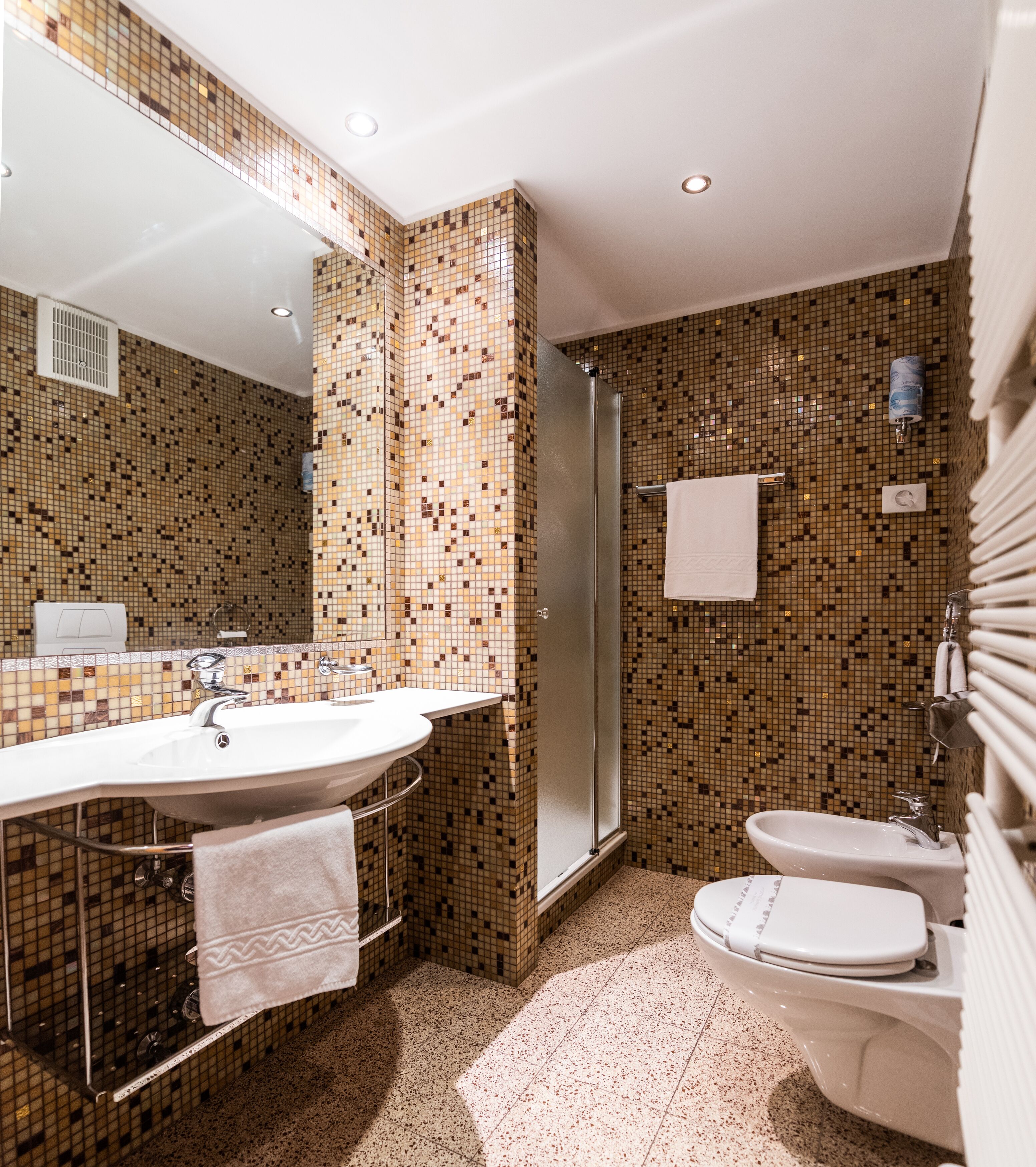 classic double room | bathroom | combined shower/bathtub, free toiletries, hair dryer, bathrobes