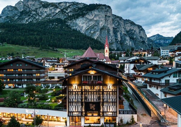 Majoituspaikan julkisivu