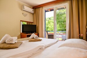 Minibar, Wi-Fi gratuit, draps fournis, réveils