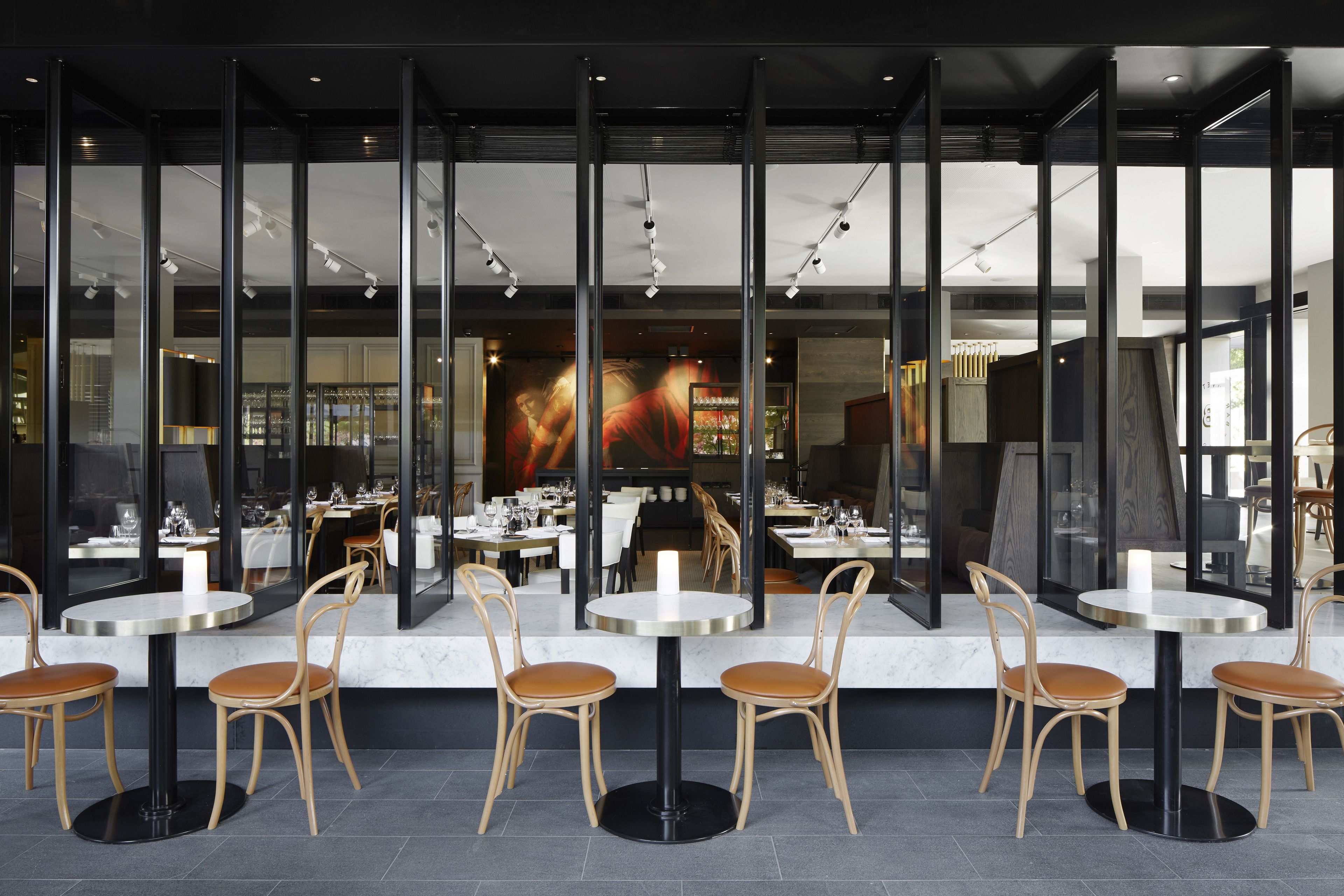 breakfast, lunch, dinner served; modern european cuisine