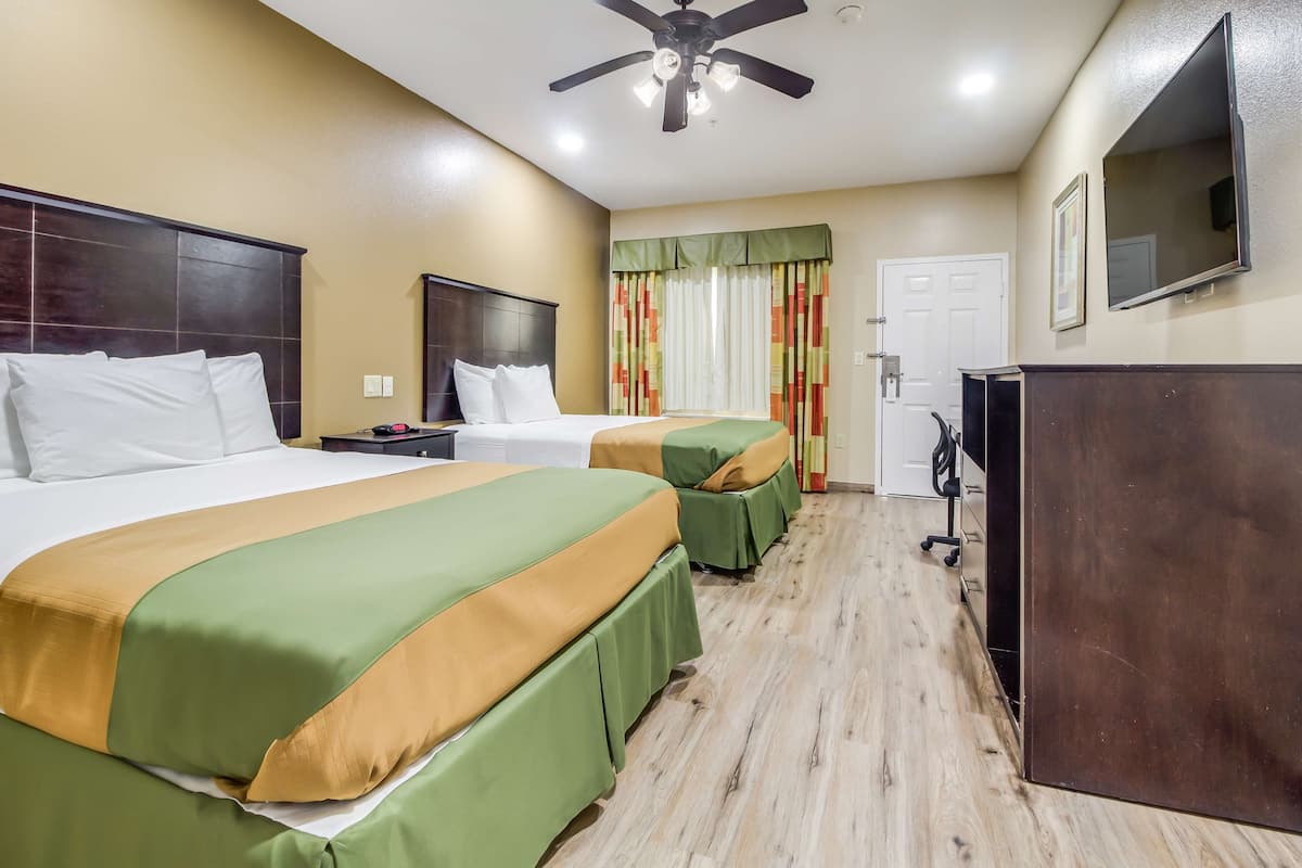 Room, 2 Queen Beds, Accessible, Non Smoking | Individually decorated, individually furnished, desk, blackout drapes