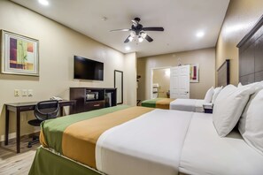 Room, 2 Queen Beds, Accessible, Non Smoking | Individually decorated, individually furnished, desk, blackout drapes - Americas Best Value Inn & Suites Tomball (Tomball)