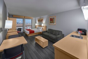 Suite, 1 Bedroom | 1 bedroom, down comforters, desk, iron/ironing board