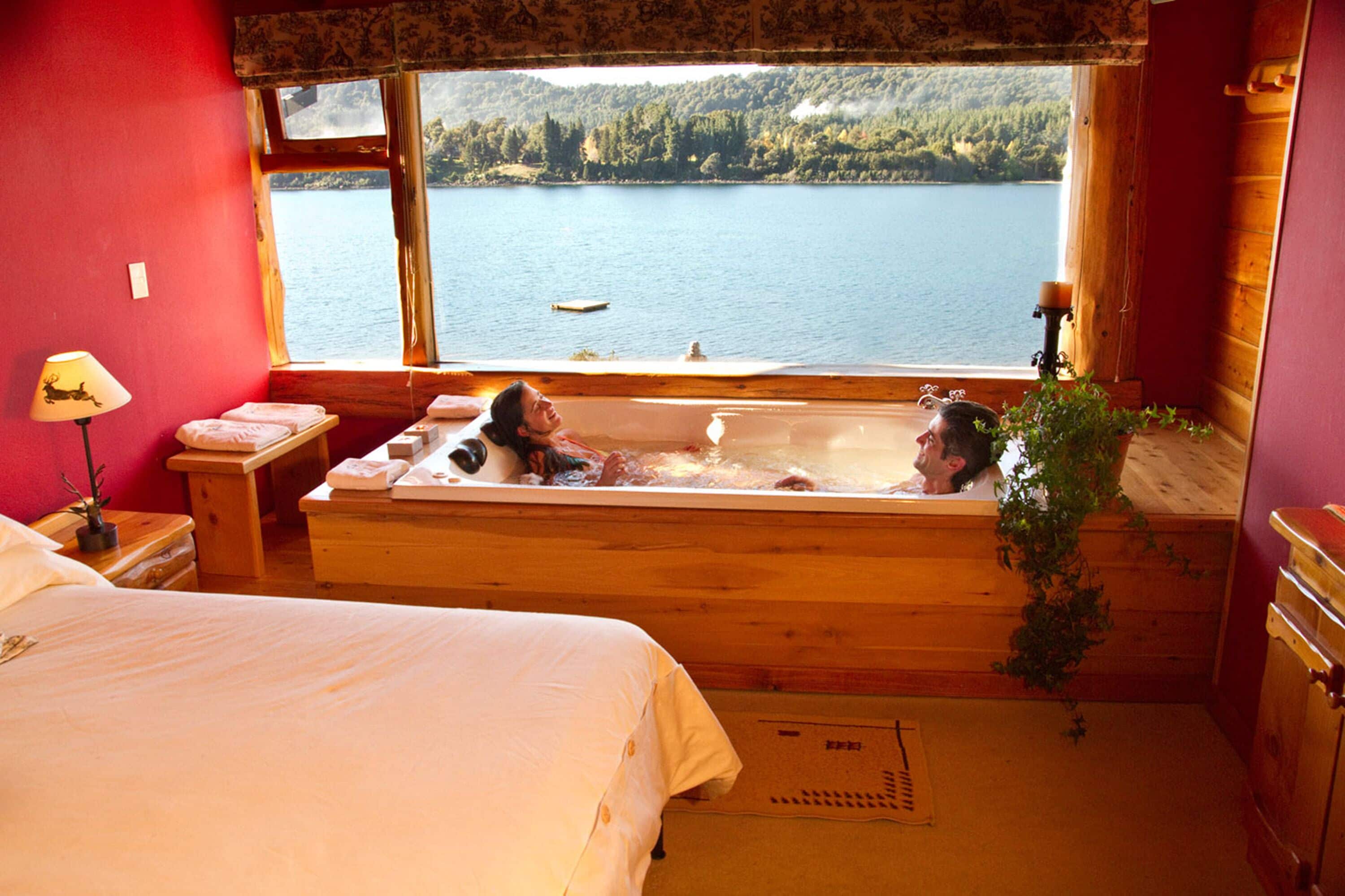 Private spa tub