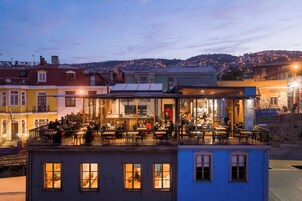 Majoituspaikan julkisivu