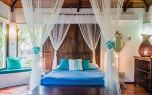 Bungalow, 1 Bedroom | Premium bedding, in-room safe, individually decorated