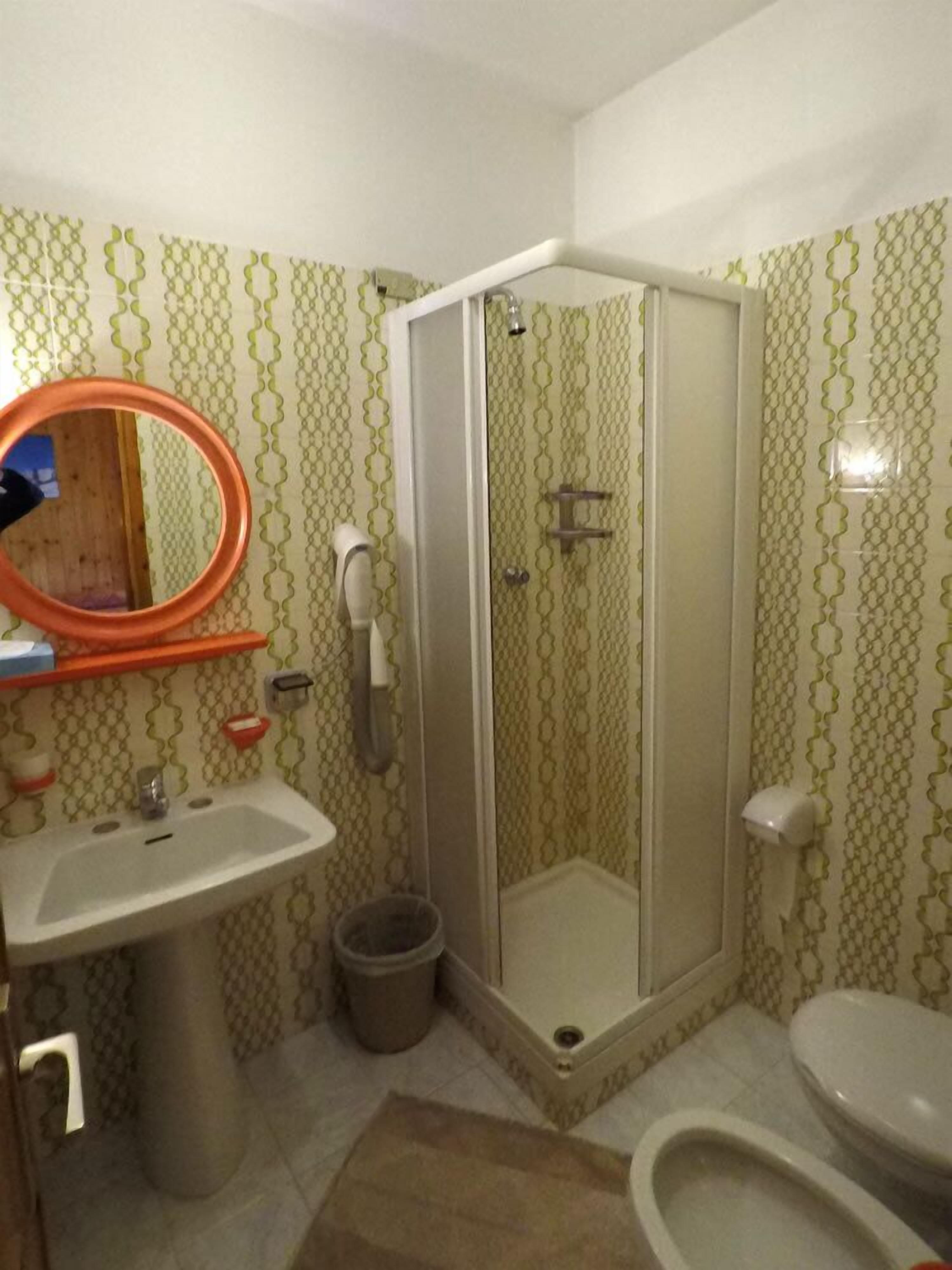 standard double room, balcony | bathroom | hair dryer, towels, soap, toilet paper