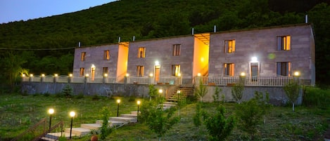 Front of property - evening/night