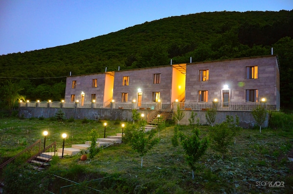 Front of property - evening/night