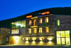 Front of property - evening/night