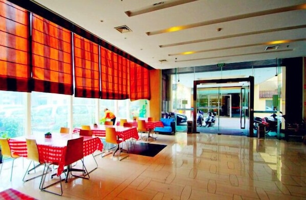 Interior entrance