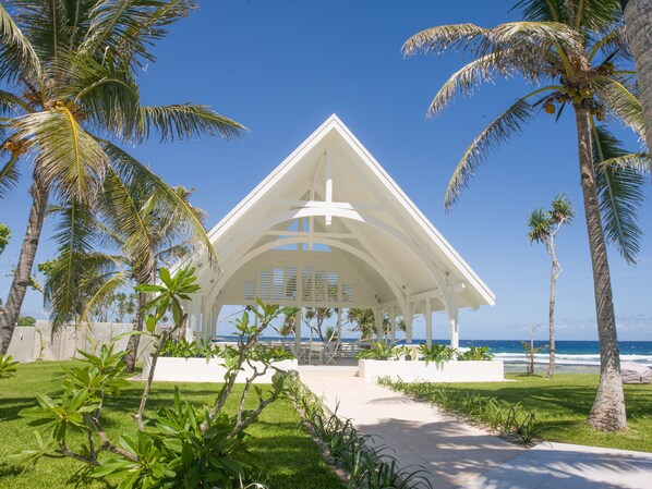 Área de bodas al aire libre