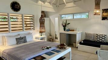 デラックス ルーム | 高級寝具、ピロートップベッド、ミニバー、セーフティボックス (室内)