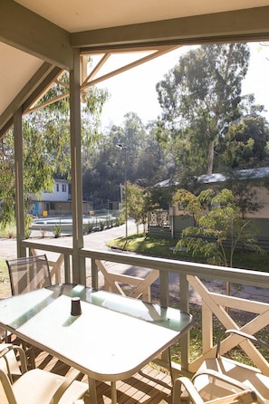 Deluxe-Villa, 2 Schlafzimmer | Balkon