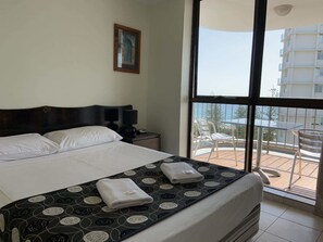 高级公寓, 2 间卧室, 海洋景观, 临海 | 阳台