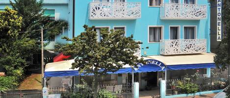 Façade de l’hébergement