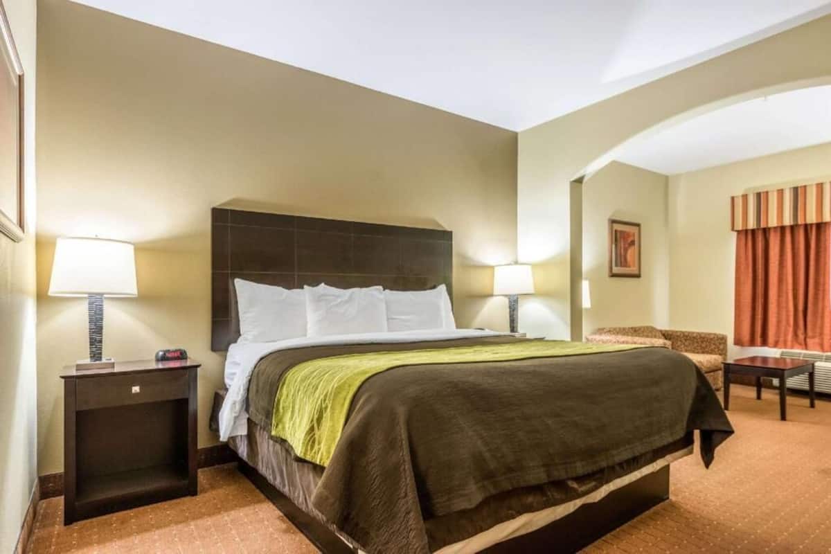 In-room safe, desk, blackout drapes, iron/ironing board