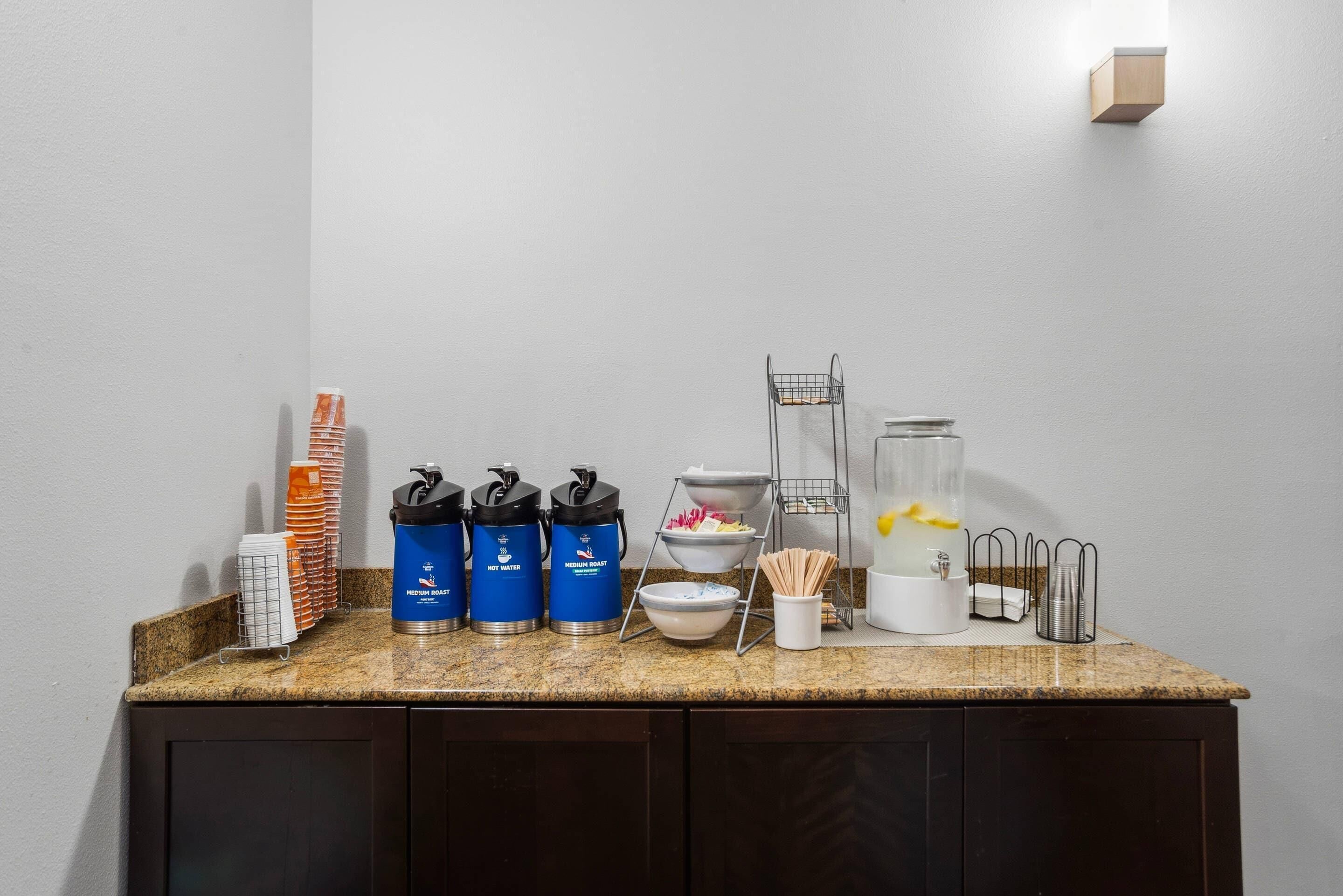 Free daily on-the-go breakfast 