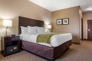 In-room safe, desk, blackout drapes, iron/ironing board - Comfort Inn & Suites Scott-West Lafayette (Scott)