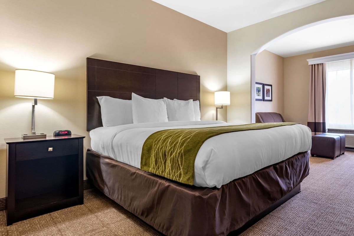 In-room safe, desk, blackout curtains, iron/ironing board