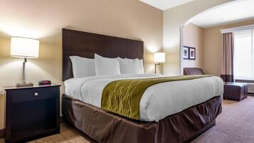 In-room safe, desk, blackout curtains, iron/ironing board