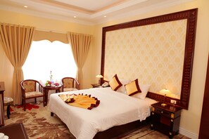 Select Comfort beds, minibar, in-room safe, individually decorated