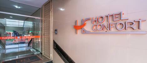 Voorkant van accommodatie