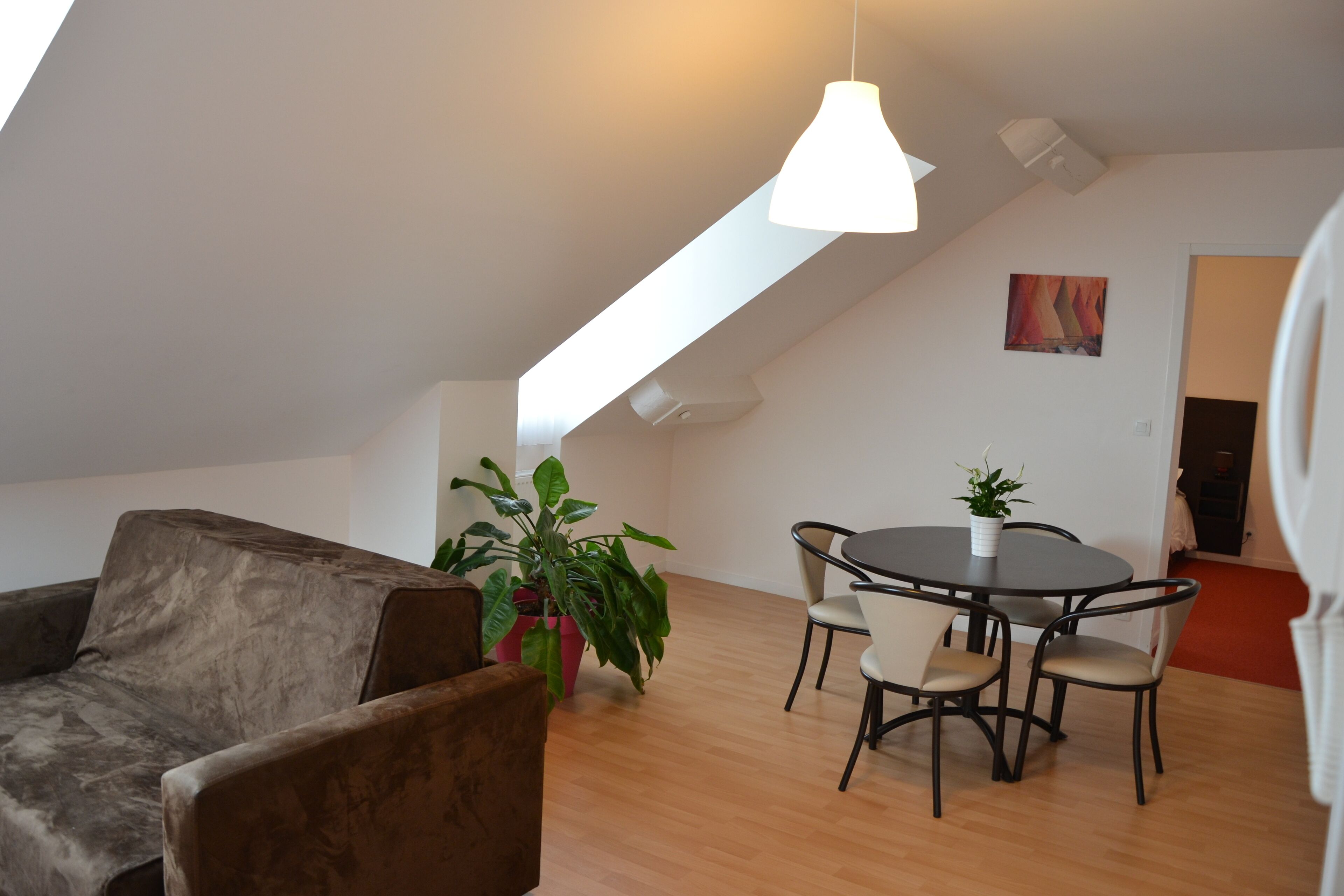 comfort apartment | living area | lcd tv