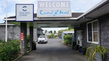 Voorkant van accommodatie