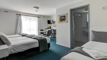 Desk, iron/ironing board, free WiFi, bed sheets