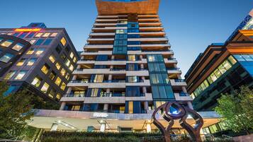 Front of property - evening/night