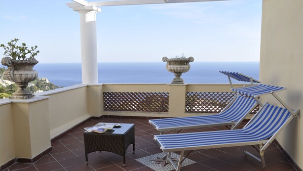 Superior Double or Twin Room, Sea View | Terrace/patio
