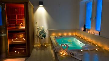 Sauna, body treatments, hydrotherapy, aromatherapy, hot stone massages