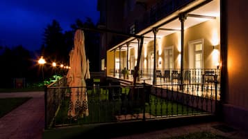 Front of property - evening/night