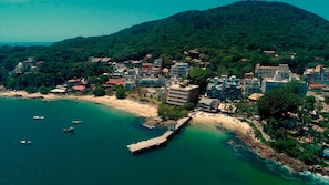 Aerial view - Pousada Palmeiras (Bombinhas)