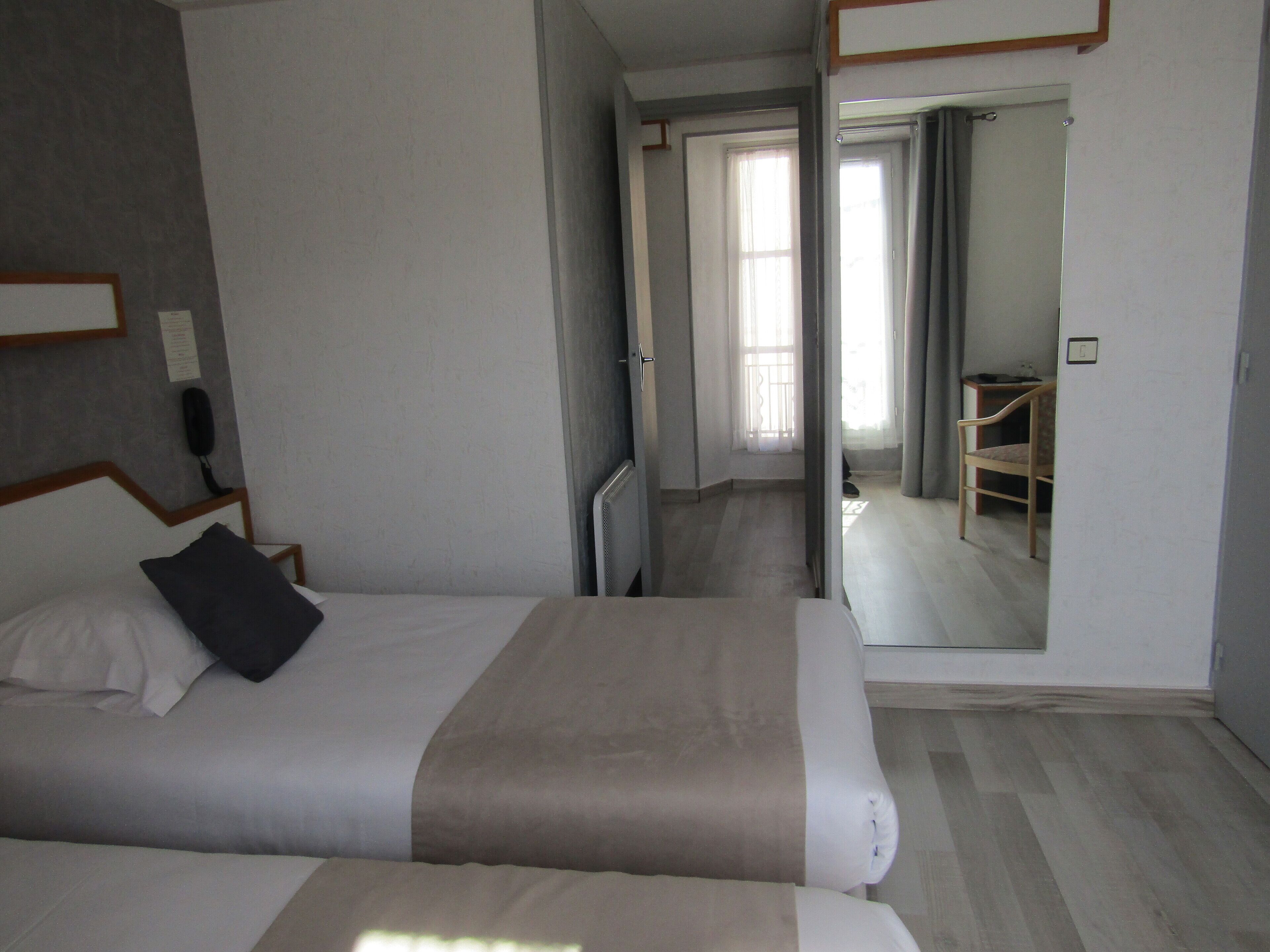 twin room | premium bedding, minibar, in-room safe, desk