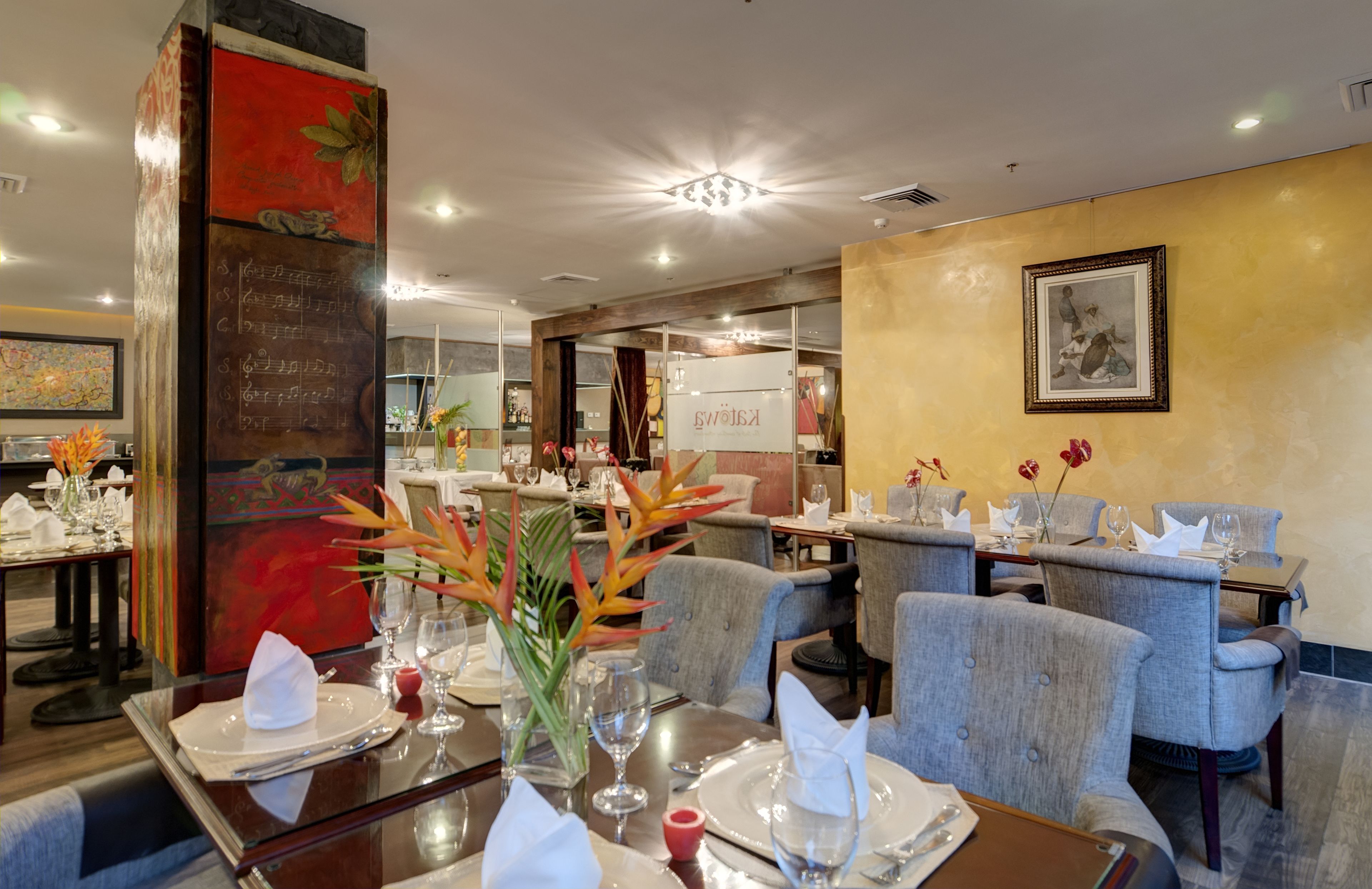 2 restaurants, breakfast, lunch, dinner served; local cuisine