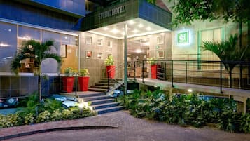 Front of property - evening/night
