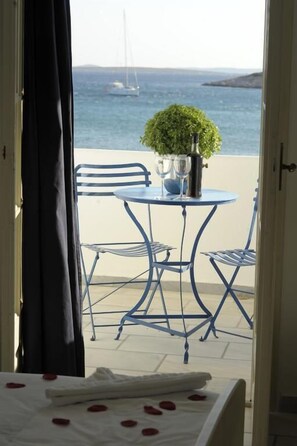 Double or Twin Room, Sea View | Balcony view