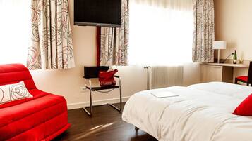 Soundproofing, free cots/infant beds, rollaway beds, free WiFi