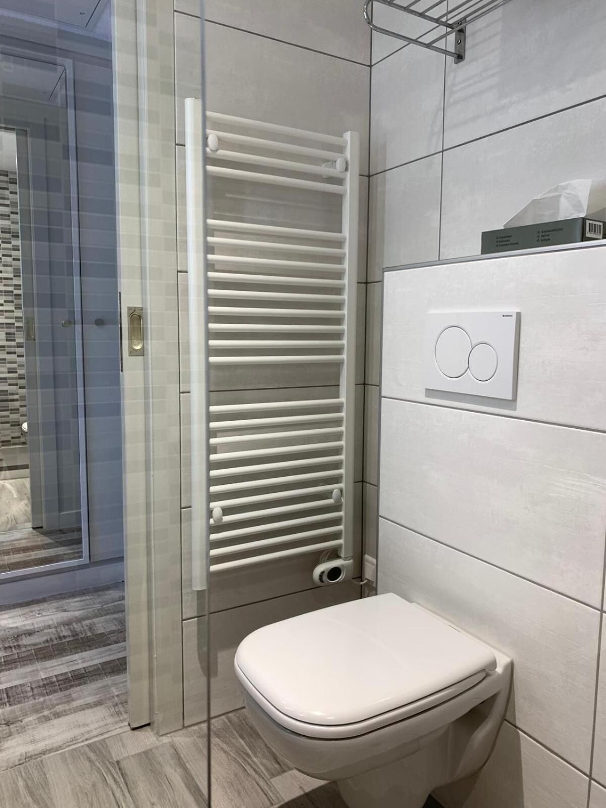 free toiletries, hair dryer, towels