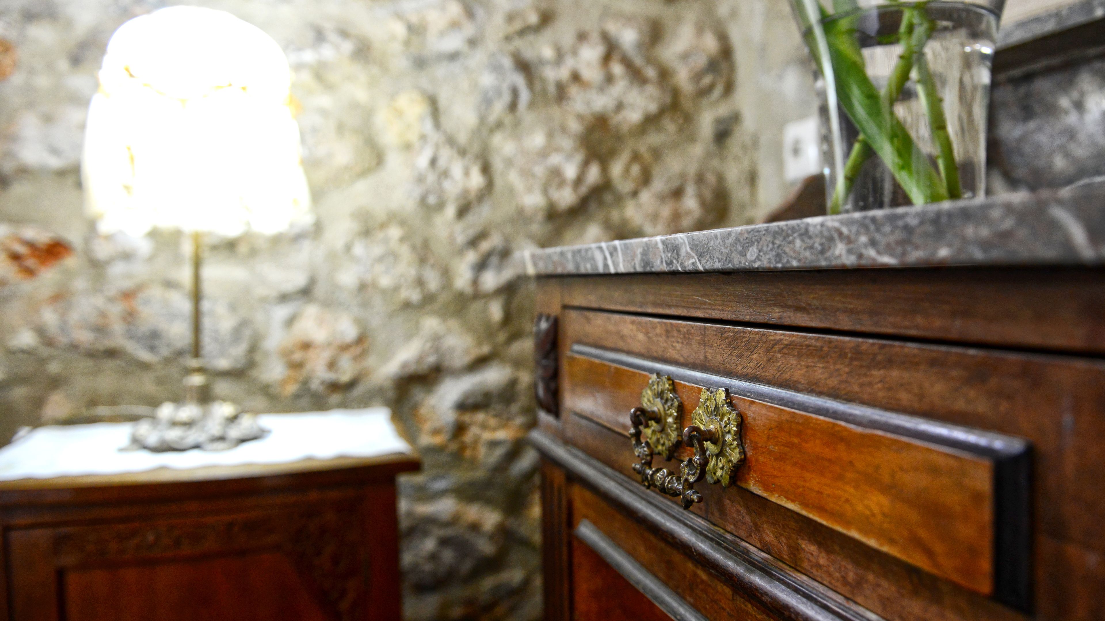 double room | living area | lcd tv, fireplace