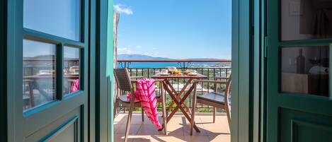 Habitación doble, vista al mar | Vista a la playa o el mar