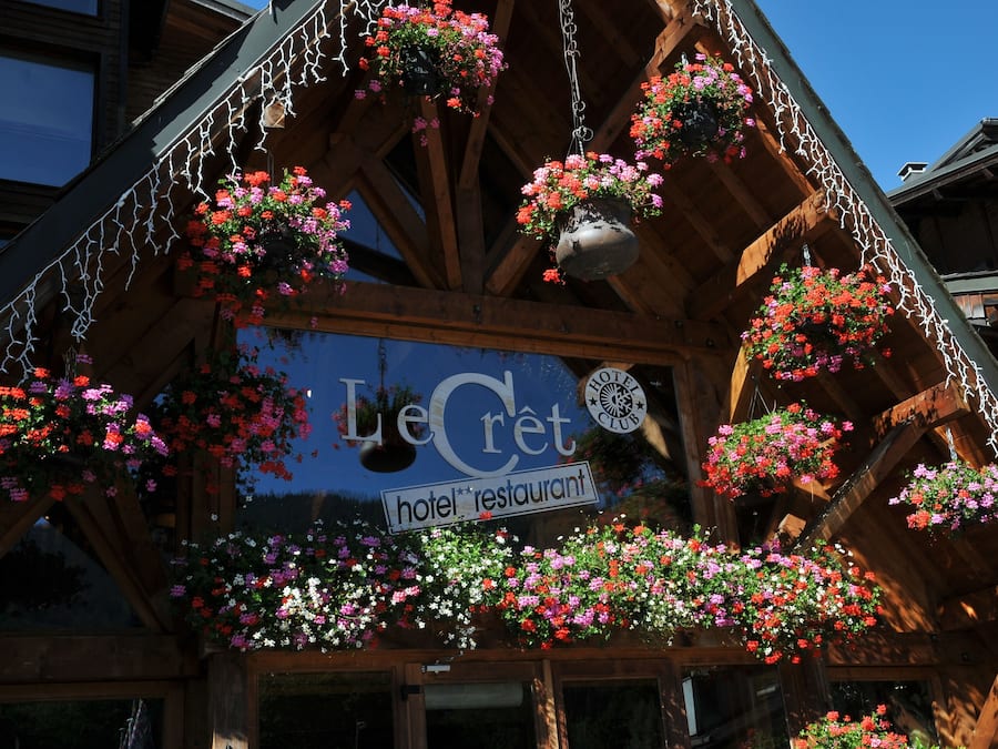 Façade de l’hébergement