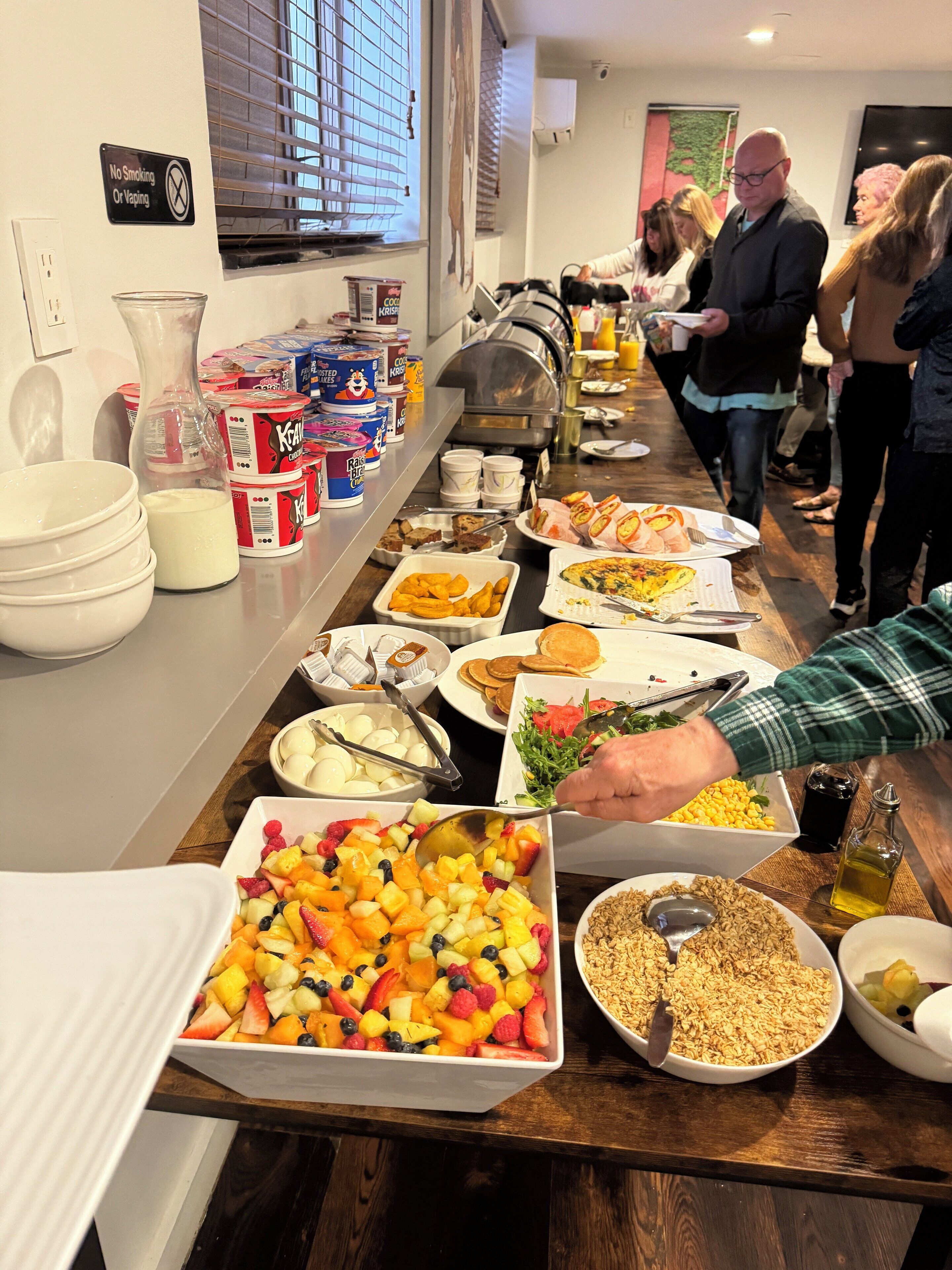 Dagelijks ontbijtbuffet inbegrepen