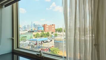 50-inch flat-screen TV with satellite channels, TV