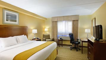 In-room safe, desk, laptop workspace, iron/ironing board